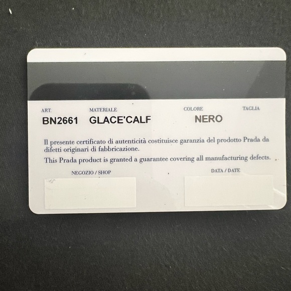 Prada Glace Calf Leather Satchel Bag in Black Nero - Picture 9 of 11